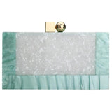 YYW Marbling white Acrylic Purse Box Clutch Luxury Handbags Women Bgas Designer Messenger Beach Travel Summer Acrylic Hand Bags