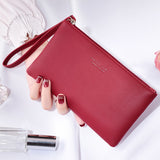 Women Wallet Long Fashion Zipper Clutch Hand Bag 2019 New Mobile Phone Bag Card Holder Coin Purse Thin Wallet