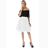 Puffy New Arrival 5 Layer Fashion Women Tulle Skirt Tutu Wedding Bridal Bridesmaid 2019 Overskirt Petticoat Lolita Saia