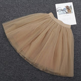 Puffy New Arrival 5 Layer Fashion Women Tulle Skirt Tutu Wedding Bridal Bridesmaid 2019 Overskirt Petticoat Lolita Saia