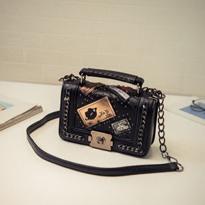 Crossbody bag Fashion Women Bag Women Purses And Handbags Designer Brand Ladies Hand Bags PU Leather Chain Shoulder Bag 751