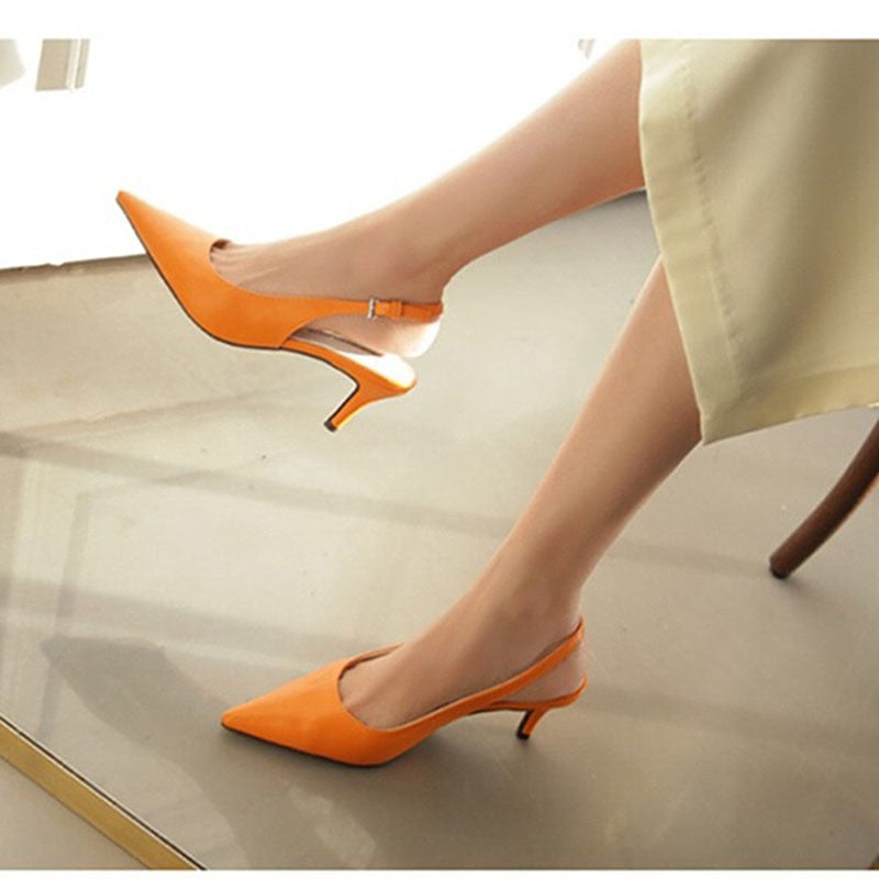 ZHENZHOU Charming Elegant Multicolor Suede Women'sShoes Sexy High Heels Pumps & Sandals Dress Party OL Pump Valentine Shoes