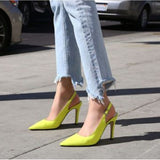 ZHENZHOU Charming Elegant Multicolor Suede Women'sShoes Sexy High Heels Pumps & Sandals Dress Party OL Pump Valentine Shoes