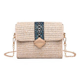 Feminine Bolsos Mujor Small Straw Bag Women Wicker Rattan Bag Female Summer Woven Cross body Bags Ladies Handmade Woven Handbag